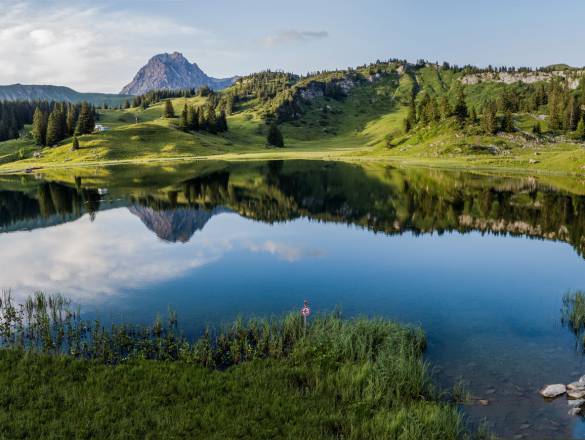 Körbersee Spiegelung im See