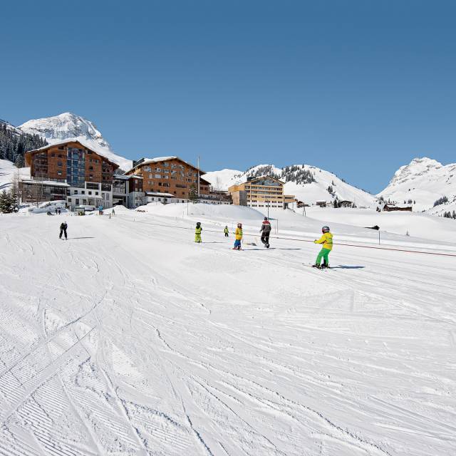 Kinderskikurs direkt am Hotel