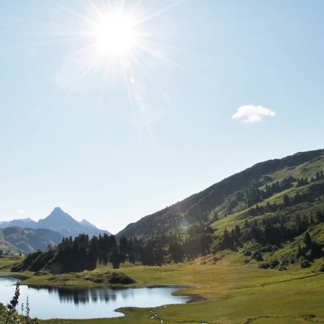 Traumhafte Landschaft in den Bergen