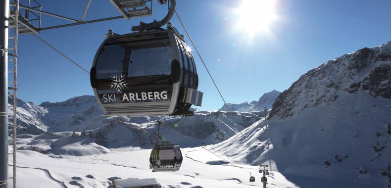 zu den Skigebieten am Arlberg